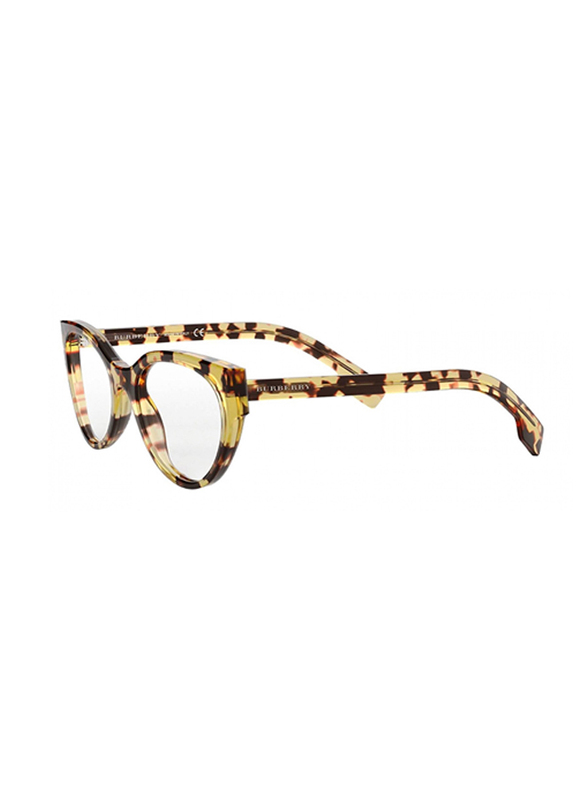 

Burberry Full Rim Cat Eye Honey Havana Frame for Women, BU-2289-3278, 53/20/140