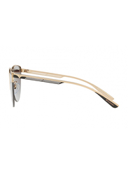 Bvlgari Full Rim Cat Eye Rose Gold Sunglasses for Women, Grey Gradient Lens, BV6118-20338G, 58/18/140