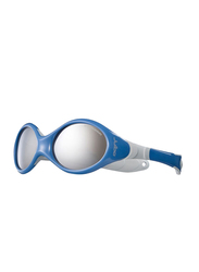 Julbo Looping 3 Full-Rim Round Blue Sunglasses for Kids, with Blue Light Filter, Grey Lens, 2-4 Years, JBF-LOOPING3J349112C, 45/15/120