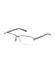 Porsche Design Half-Rim Rectangle Brown Frame Unisex, PD-8316D, 55/15/140