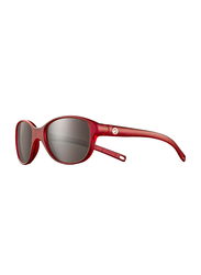 Julbo Romy Full-Rim Oval Red Sunglasses for Girls, with Blue Light Filter, Black Lens, 4-8 Years, JBF-ROMYJ5082013, 45/17/107