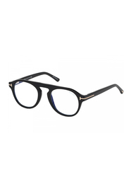 Tom Ford Full Rim Round Black Frame for Men, FT-5533-B01V49, 48/21/140