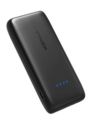 RAVPower 12000mAh Power Bank with QC 3.0, Black