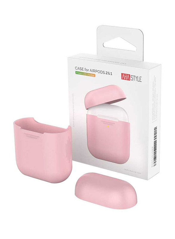 AhaStyle Premium Silicone Case for Apple AirPods, Pink