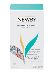Newby Moroccan Mint Green Tea, 25 Tea Bags, 50g