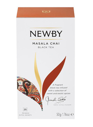 Newby Masala Chai Black Tea, 25 Tea Bags, 50g