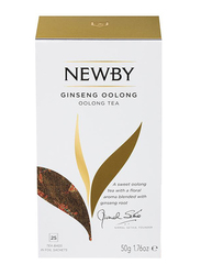 Newby Ginseng Oolong Tea, 25 Tea Bags, 50g