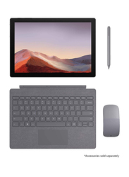 Microsoft Surface Pro 7 2-in-1 Laptop, 12.3" Touch Display, Intel Core i7 10th Gen 1.3GHz, 512GB SSD, 16GB RAM, Intel Iris Plus Graphics, Win10 Pro, EN-AR, PVU-00020, Black