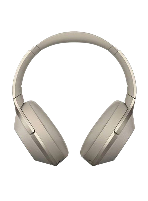 Sony WHH900N/N Wireless Over-Ear Noise Cancelling Headphones, Pale Gold