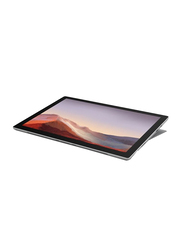Microsoft Surface Pro 7 2-in-1 Laptop, 12.3" Touch Display, Intel Core i5 10th Gen 1.1GHz, 128GB SSD, 8GB RAM, Intel Iris Plus Graphics, Win10 Pro, EN-AR, PVQ-00006, Platinum