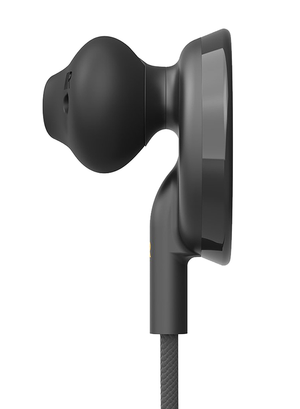 Iam Plus Buttons Bluetooth In-Ear Noise Cancelling Headphones, Black