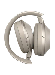 Sony WHH900N/N Wireless Over-Ear Noise Cancelling Headphones, Pale Gold