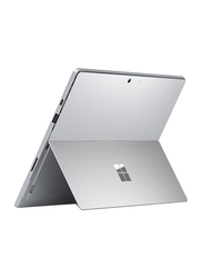 Microsoft Surface Pro 7 2-in-1 Laptop, 12.3" Touch Display, Intel Core i5 10th Gen 1.1GHz, 128GB SSD, 8GB RAM, Intel Iris Plus Graphics, Win10 Pro, EN-AR, PVQ-00006, Platinum