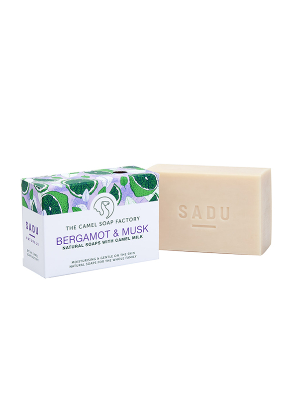 The Camel Soap Factory SADU Naturals Bergamot & Musk Soap Bar, 140gm
