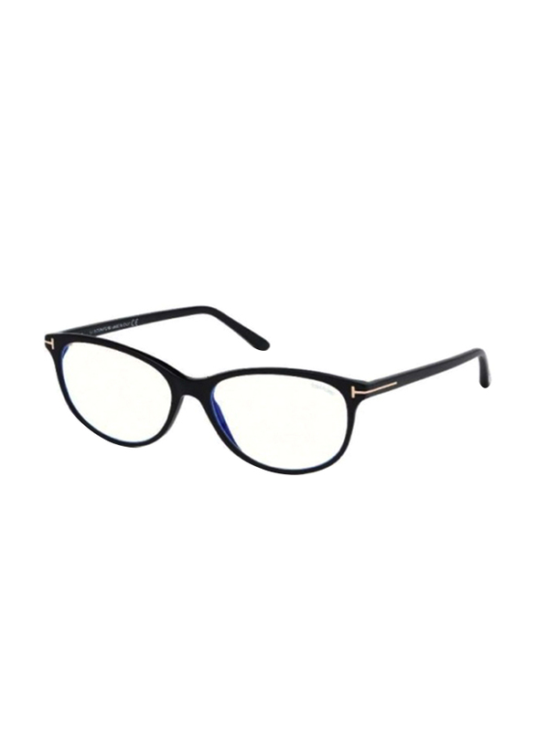 

Tom Ford Full Rim Aviator Shiny Black Eyeglass Frame Unisex, FT5544-B 001, 53/15/140