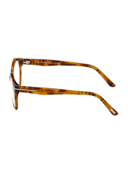 Tom Ford Full-Rim Round Brown Havana Eyeglass Frame for Women, FT5416 055, 52/17/140