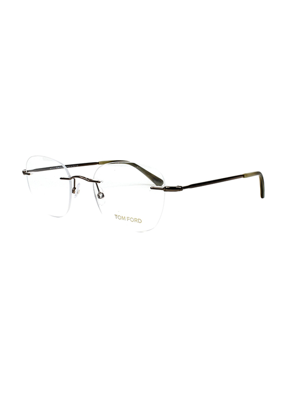 Tom Ford Rimless Oval Brown Eyeglass Frame Unisex, FT5341 036, 51/20/150