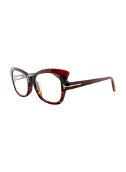 Tom Ford Full-Rim Cat Eye Havana Brown Eyeglass Frame for Women, FT4268 020, 51/16/135