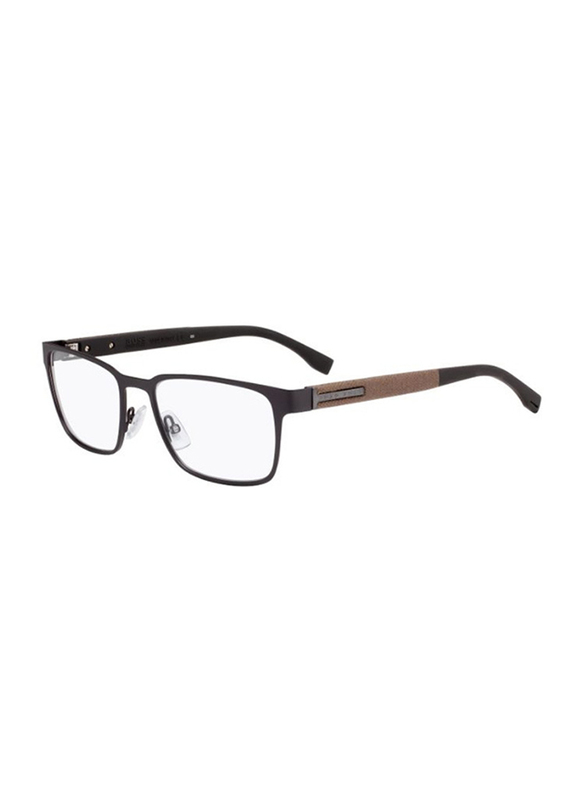 

Hugo Boss Full-Rim Eyeglass Rectangular Blue Eyeglass Frame for Men, BO0935 0RCT 00, 53/19/150