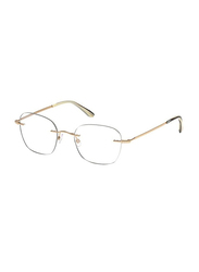 Tom Ford Rimless Oval Rose Gold Eyeglass Frame Unisex, FT5341 028 5120, 49/20/150