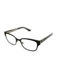 Dior Montaigne Full-Rim Rectangular Black Eyeglass Frame for Women, Montaigne 12 IEB, 50/18/145