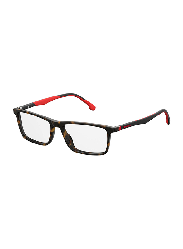 

Carrera Full-Rim Rectangular Dark Havana Brown Eyeglass Frame for Men, Transparent Lens, 8828/V 0086 00, 54/16/145