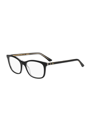 Dior Montaigne 18 Full-Rim Square Black Eyeglass Frame for Women, 52/19/145