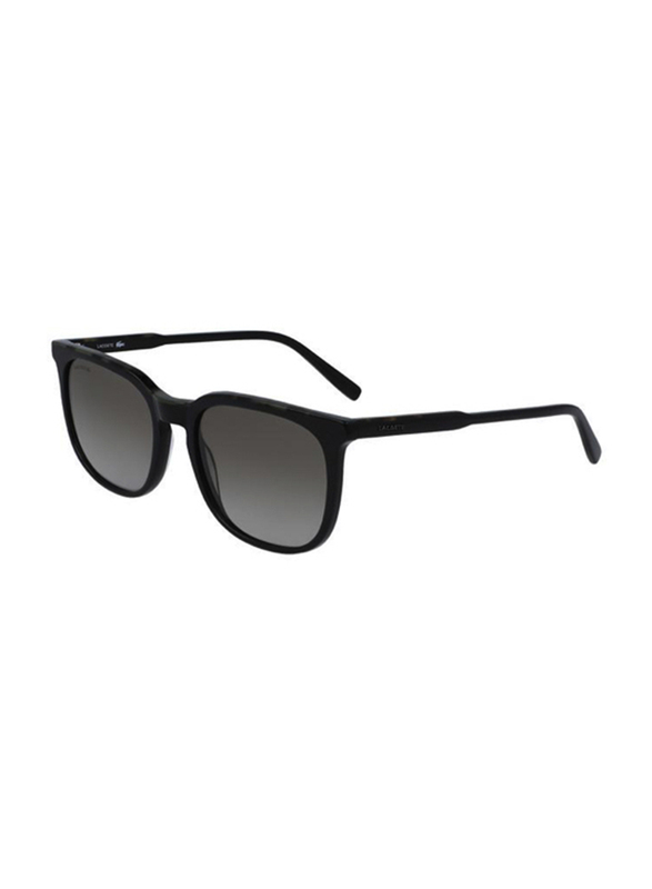 

Lacoste Polarized Full Rim Square Black/Havana Sunglasses for Men, Grey Gradient Lens, L925S 002, 54/19/145