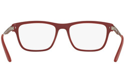 Arnette Full-Rim Rectangular Blue/Red Eyeglass Frames for Men, Clear Lens, 7122 2429 52.17, 52/17/140
