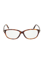 Tom Ford Full-Rim Cat Eye Havana Brown Eyeglass Frame for Women, FT4316 56, 54/18/145