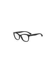 Emporio Armani Full-Rim Rectangular Black Eyeglasses Frame for Men, Clear Lens, EA3097 5017, 53/17/140