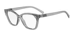 Armani Exchange Full-Rim Cat Eye Grey Eyeglasses Frame for Women, Clear Lens, AX3059 8239, 54/15/140