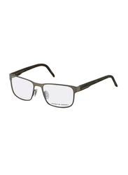 Porsche Design Full-Rim Square Grey Eyeglass Frame for Men, P8291 E88 C, 55/18/140