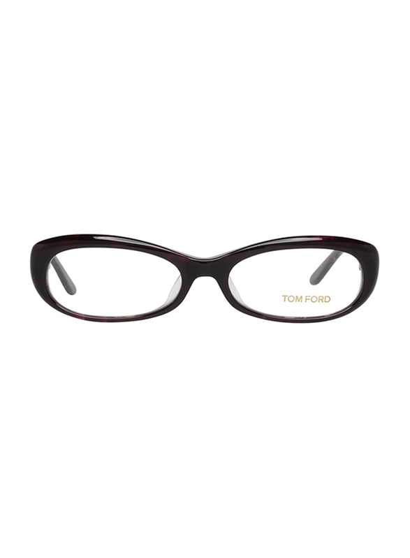 Tom Ford Full-Rim Oval Purple Demi Eyeglass Frame for Women, FT5180 83Z, 53/16/135