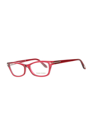 Tom Ford Full-Rim Cat Eye Red Eyeglass Frame for Women, FT5265 068, 53/16/135