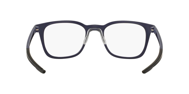Oakley Milestone 3.0 Full-Rim Square Matte Denim Blue Eyeglass Frame Unisex, Clear Lens, 0OX8093 809303, 49/19/141