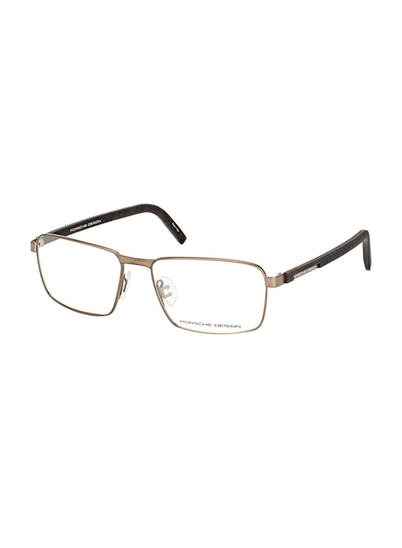 

Porsche Design Full-Rim Square Gold Eyewear Frame for Men, P8300 C, 57/17/145