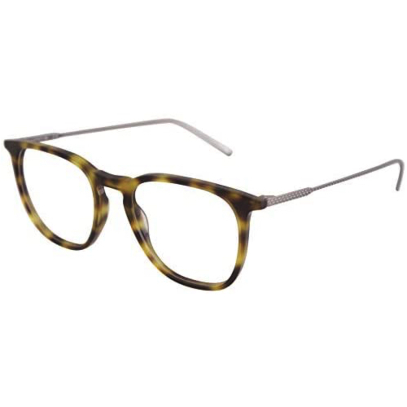 Lacoste Full-Rim Square Tortoise Eyeglasseses Frame for Unisex, Clear Lens, L2828 218, 50/19/145
