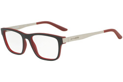 Arnette Full-Rim Rectangular Blue/Red Eyeglass Frames for Men, Clear Lens, 7122 2429 52.17, 52/17/140