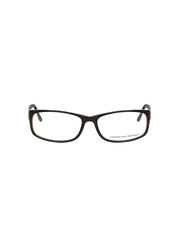 Porsche Design Full-Rim Rectangle Black Eyeglass Frame for Women, P8243 A, 54/15/135