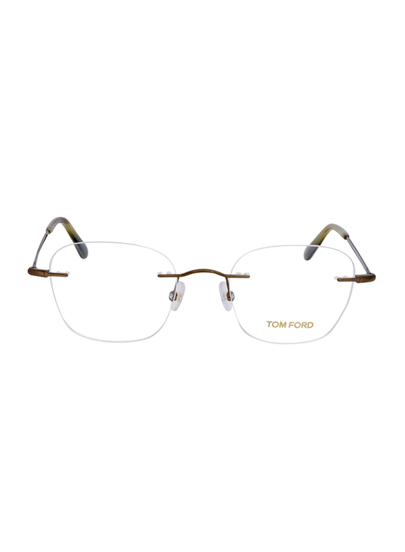 Tom Ford Rimless Oval Brown Eyeglass Frame Unisex, FT5341 036, 51/20/150
