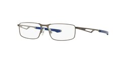 Oakley Barspin XS Full-Rim Rectangle Matte Cement Eyeglass Frame for Kids, Clear Lens, 0OY3001 03, 47/14/130