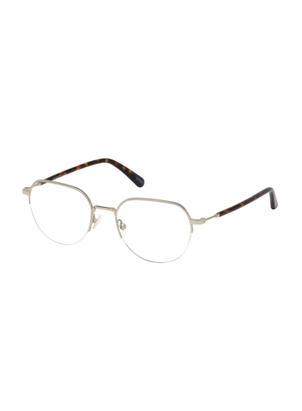 

Gant Half Rim Aviator Shiny Light Nickeltin Eyeglass Frame for Men, GA3195 010, 52/19/145