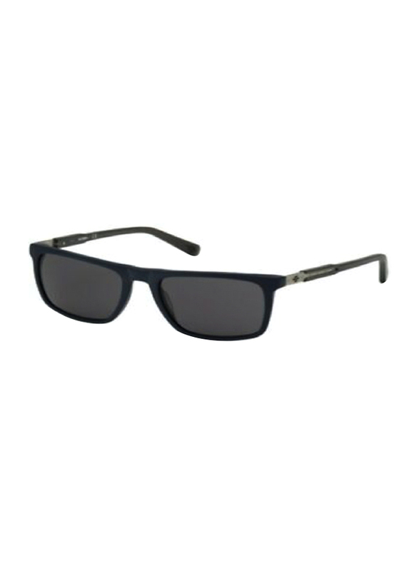 

Harley Davidson Full Rim Rectangular Matte Black Sunglasses for Men, Grey Lens, HD0934X 91A, 55/17/145