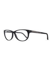 Porsche Design Full-Rim Cat Eye Black Eyeglass Frame for Women, P8246 A, 56/14/135