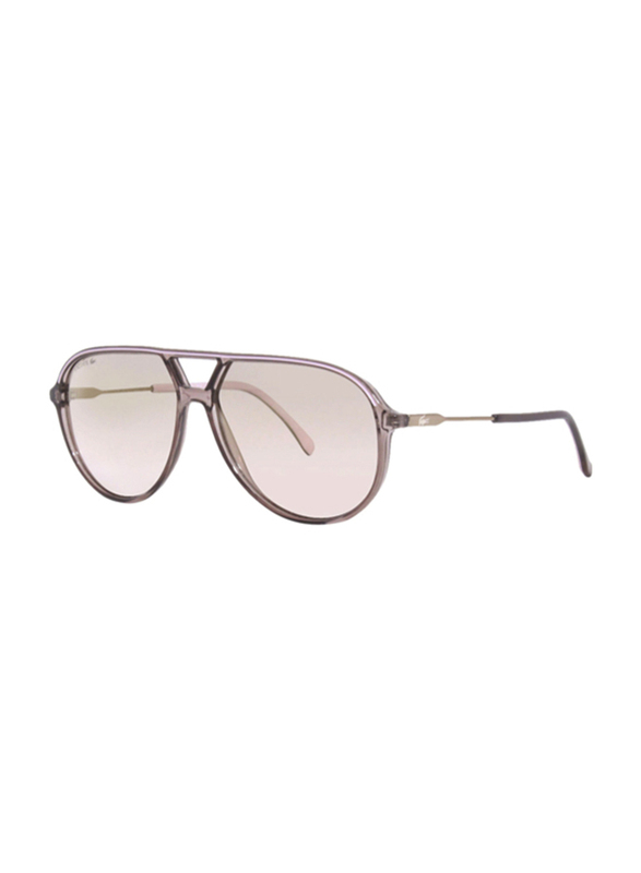 

Lacoste Full Rim Aviator Brown Sunglasses for Men, Light Brown Gradient Lens, L927S 210, 59/13/145