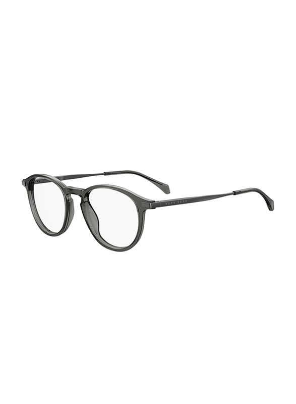 

Hugo Boss Full Rim Round Grey Eyeglass Frames for Men, Boss 1093 0KB7 00, 49/20/145