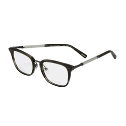Chopard Full-Rim Round Total Glossy Bakelite Eyewear Frames for Men, Transparent Lens, VCHC76V 0568, 52/20/145