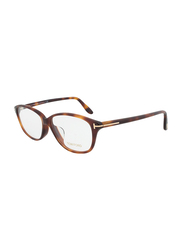 Tom Ford Full-Rim Cat Eye Havana Brown Eyeglass Frame for Women, FT4316 56, 54/18/145