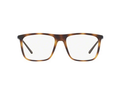 Arnette Full-Rim Rectangle Matte Havana/Blue Eyeglass Frames for Men, Clear Lens, AN7145 2375, 55/17/140